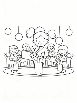 Preschool Simple - B&W