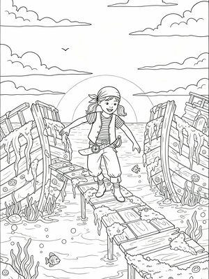 Classic Coloring Book - B&W