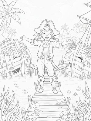 Vintage Storybook - B&W