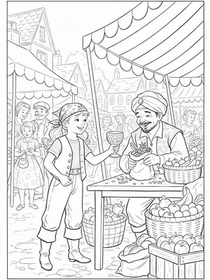 Vintage Storybook - B&W