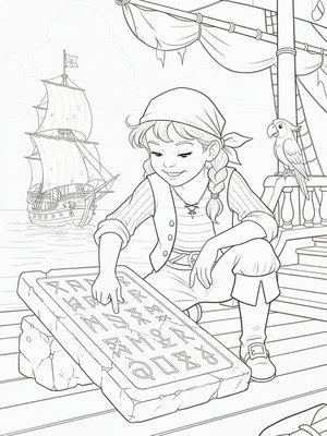 Vintage Storybook - B&W