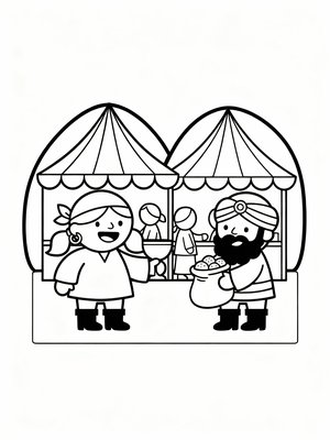 Preschool Simple - B&W