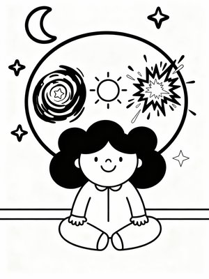 Preschool Simple - B&W