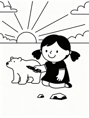 Preschool Simple - B&W