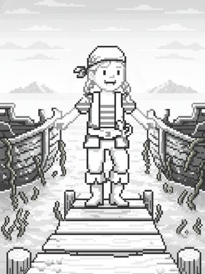 Pixel Art - B&W