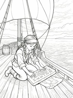 Impressionist Painting - B&W