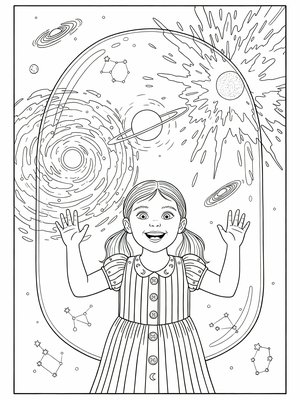 Classic Coloring Book - B&W