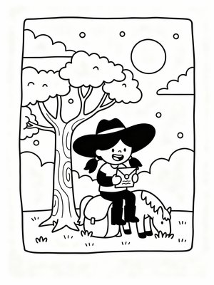 Preschool Simple - B&W