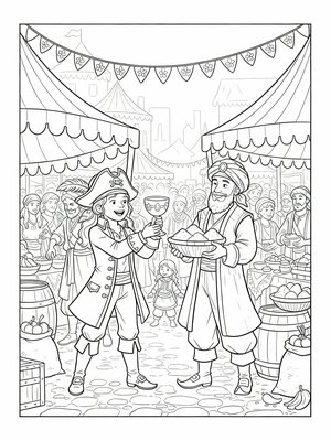 Classic Coloring Book - B&W