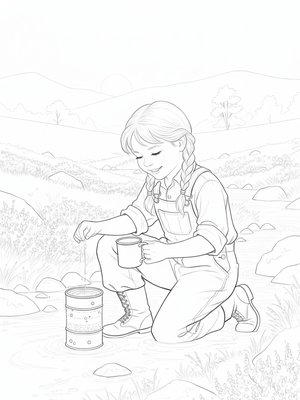 Vintage Storybook - B&W