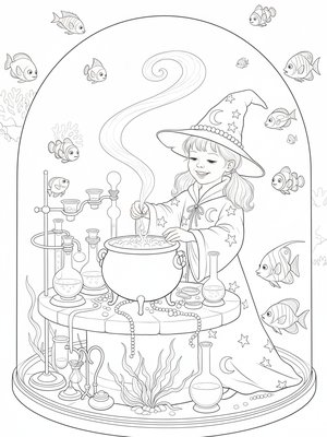 Vintage Storybook - B&W