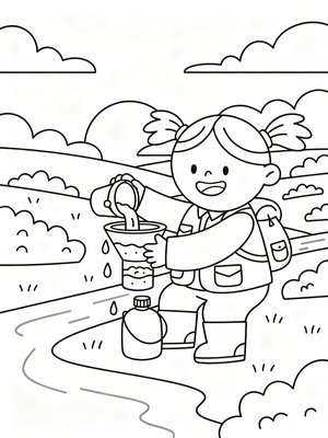 Preschool Simple - B&W