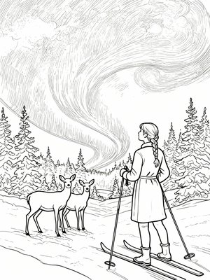 Impressionist Painting - B&W