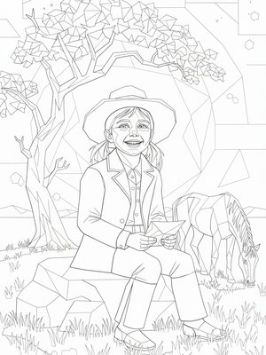 Cubist Painting - B&W