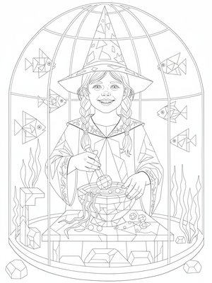 Cubist Painting - B&W