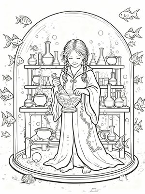 Impressionist Painting - B&W