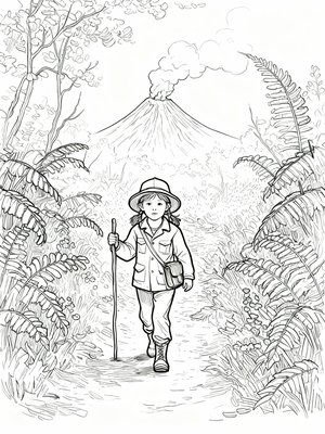 Impressionist Painting - B&W