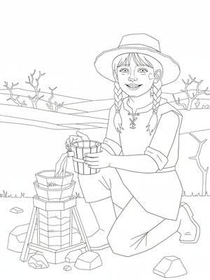 Cubist Painting - B&W