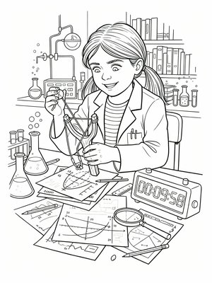 Classic Coloring Book - B&W