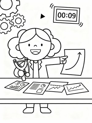 Preschool Simple - B&W