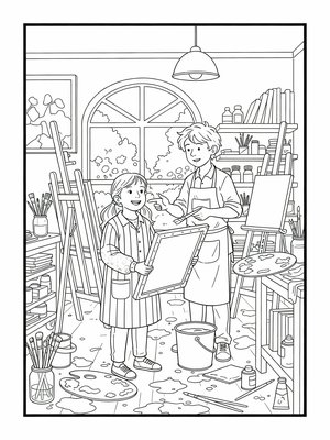 Classic Coloring Book - B&W