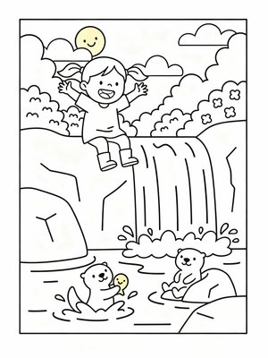 Preschool Simple - B&W