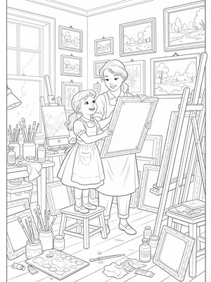 Vintage Storybook - B&W