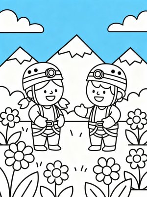 Preschool Simple - B&W