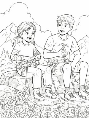 Classic Coloring Book - B&W