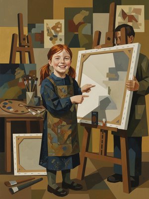 Cubist Painting - Color