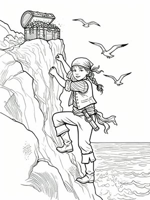 Impressionist Painting - B&W