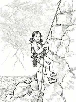 Impressionist Painting - B&W