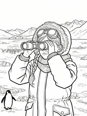 Impressionist Painting - B&W