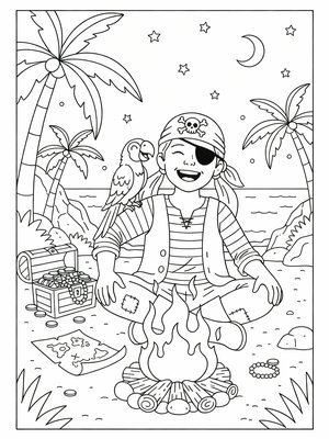 Classic Coloring Book - B&W