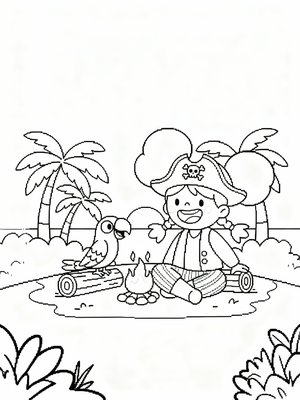 Preschool Simple - B&W