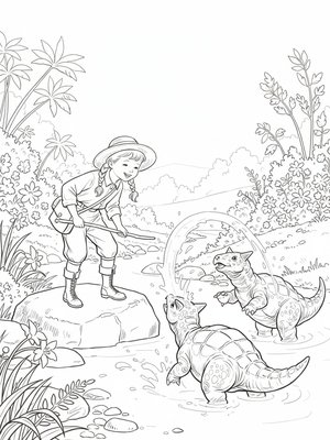 Vintage Storybook - B&W