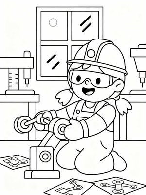 Preschool Simple - B&W