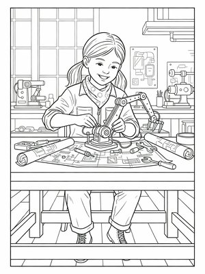 Classic Coloring Book - B&W