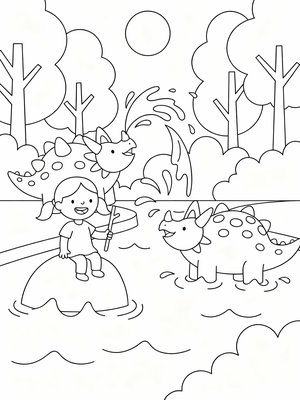 Preschool Simple - B&W