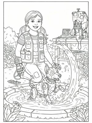 Classic Coloring Book - B&W