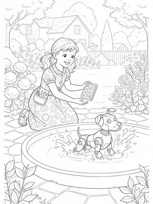 Vintage Storybook - B&W