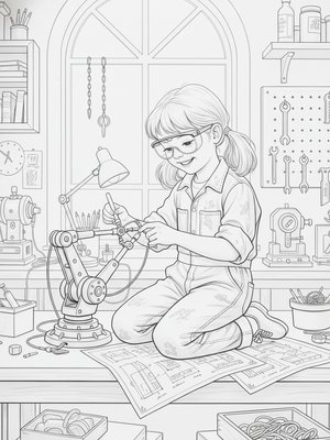 Vintage Storybook - B&W