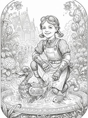 Victorian Illustration - B&W