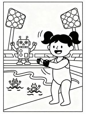 Preschool Simple - B&W