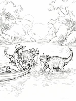 Impressionist Painting - B&W