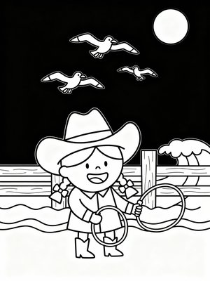 Preschool Simple - B&W