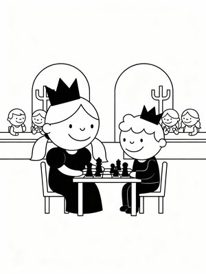 Preschool Simple - B&W