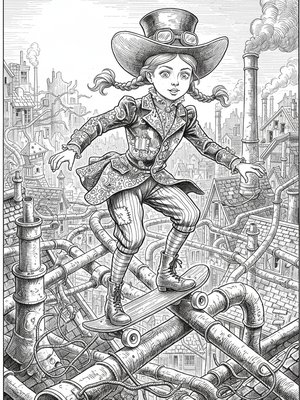 Victorian Illustration - B&W