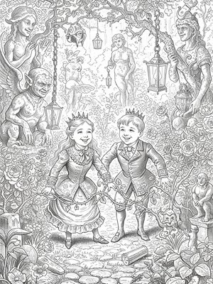 Victorian Illustration - B&W