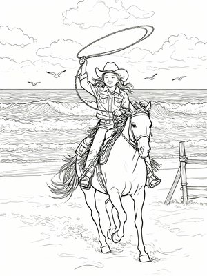 Impressionist Painting - B&W